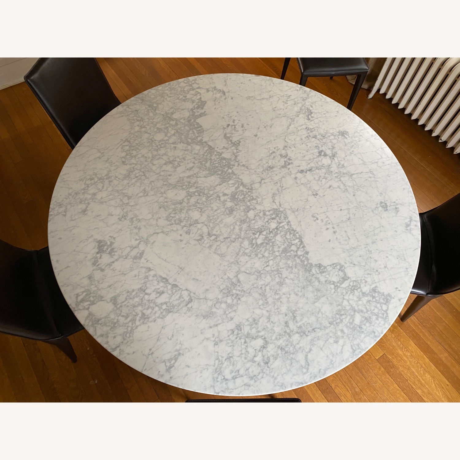 60" Saarinen Carrara Marble Table - image-4