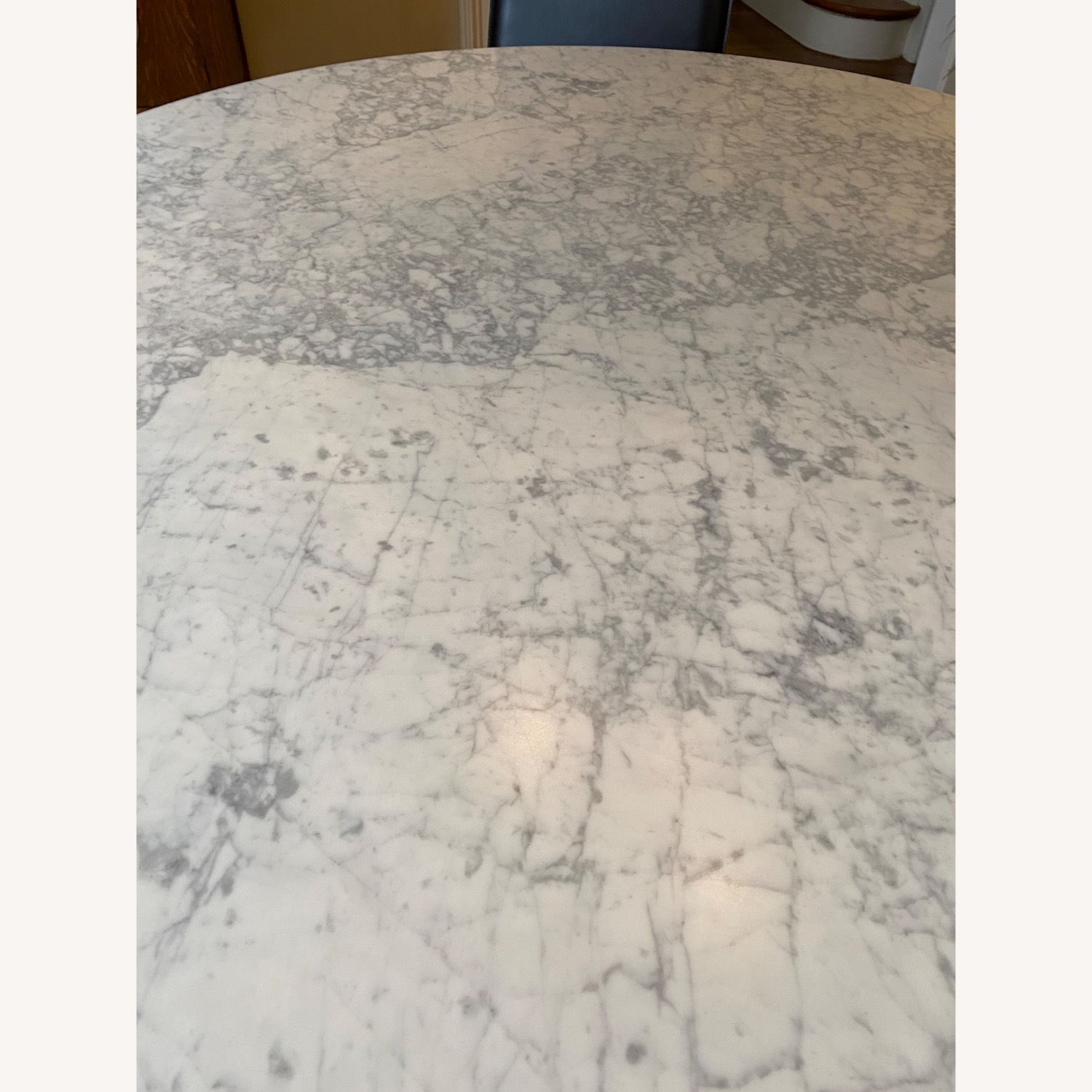 60" Saarinen Carrara Marble Table - image-6