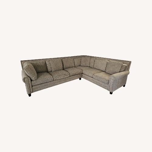 Used Bassett L-Shape Sofa for sale on AptDeco