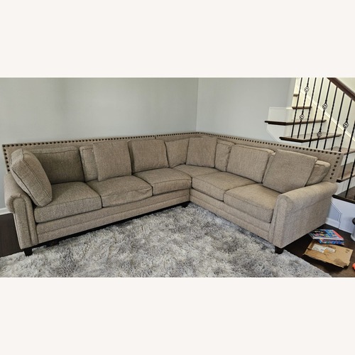 Used Bassett L-Shape Sofa for sale on AptDeco