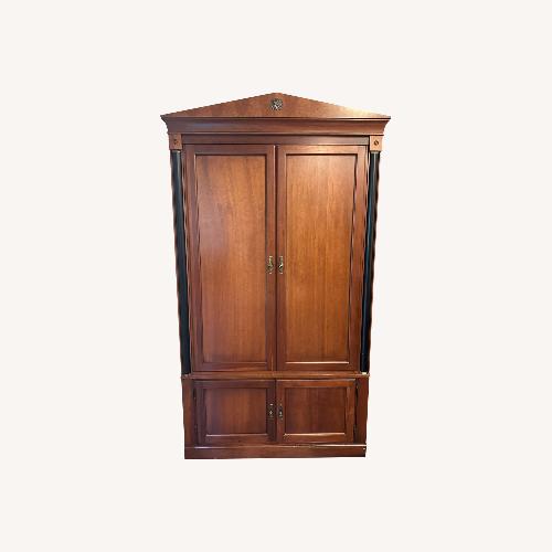 Used Ethan Allen Medallion Media Cabinet for sale on AptDeco