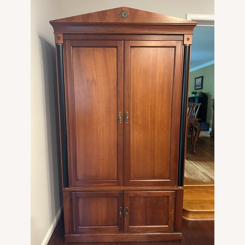 Used Ethan Allen Medallion Media Cabinet for sale on AptDeco