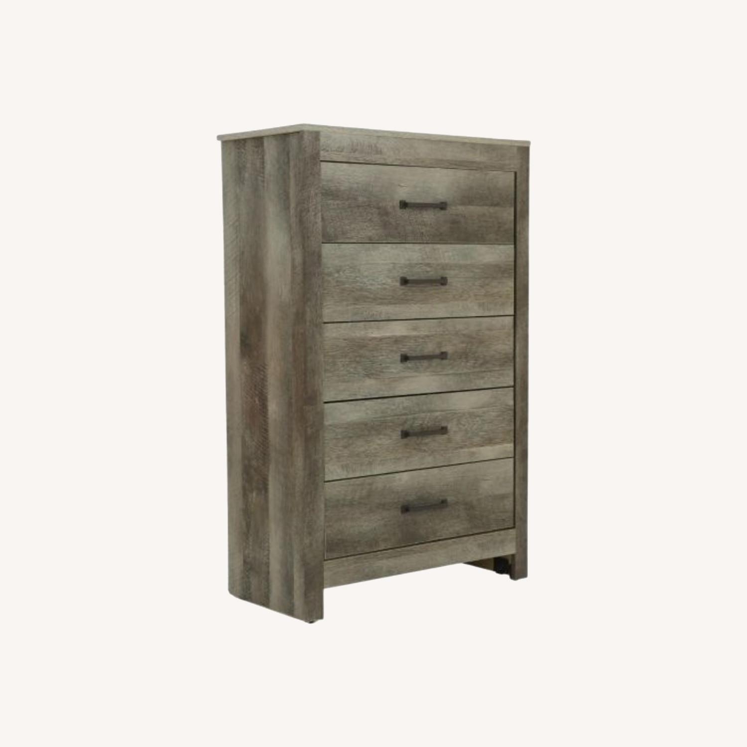 Langston 5-Drawer Gray Chest - image-0