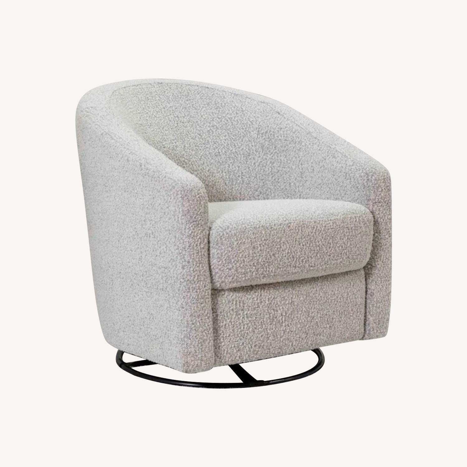 Gray Babyletto Madison Swivel Glider - image-0
