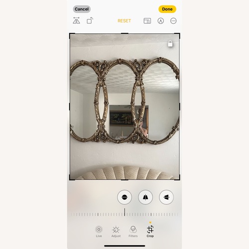 Used Mid Century Triple Wall Mirror for sale on AptDeco