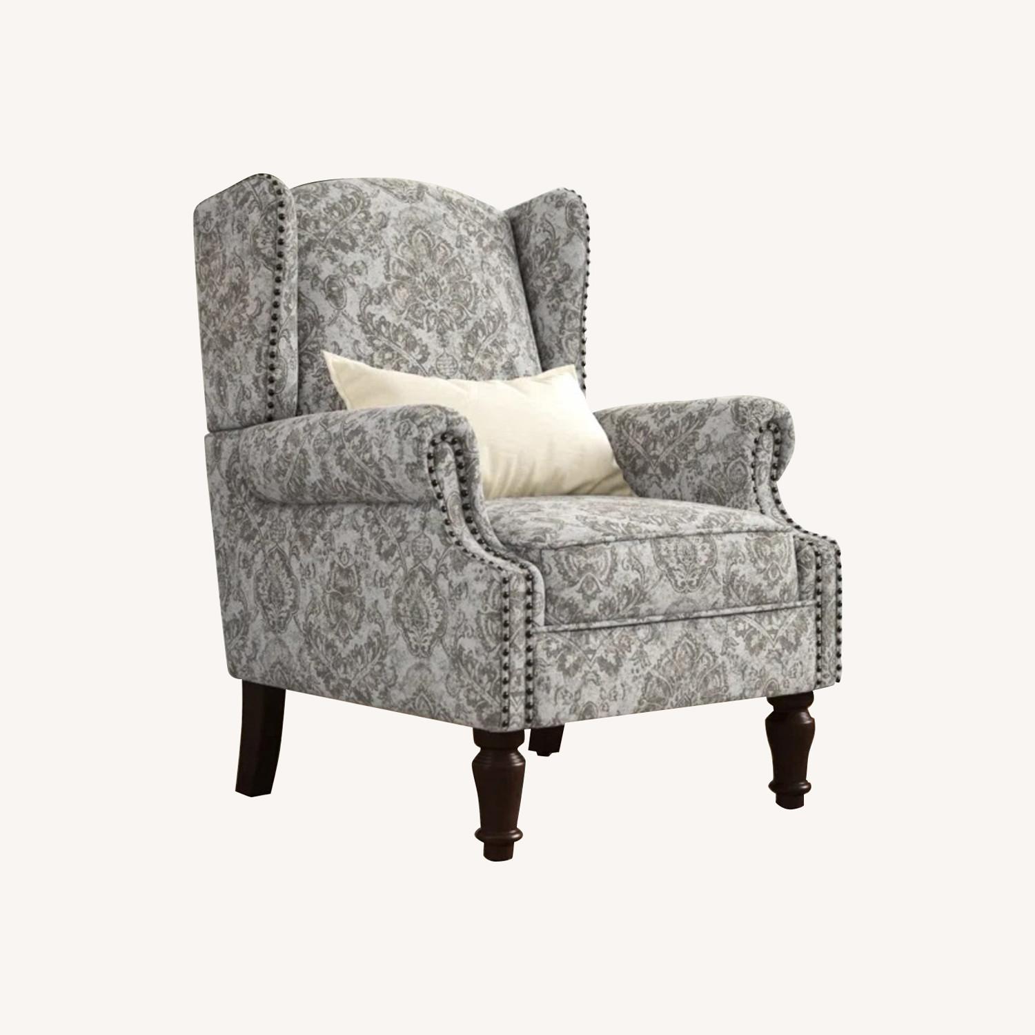 Wayfair Anndi Upholstered Wingback Accent Chair - image-0
