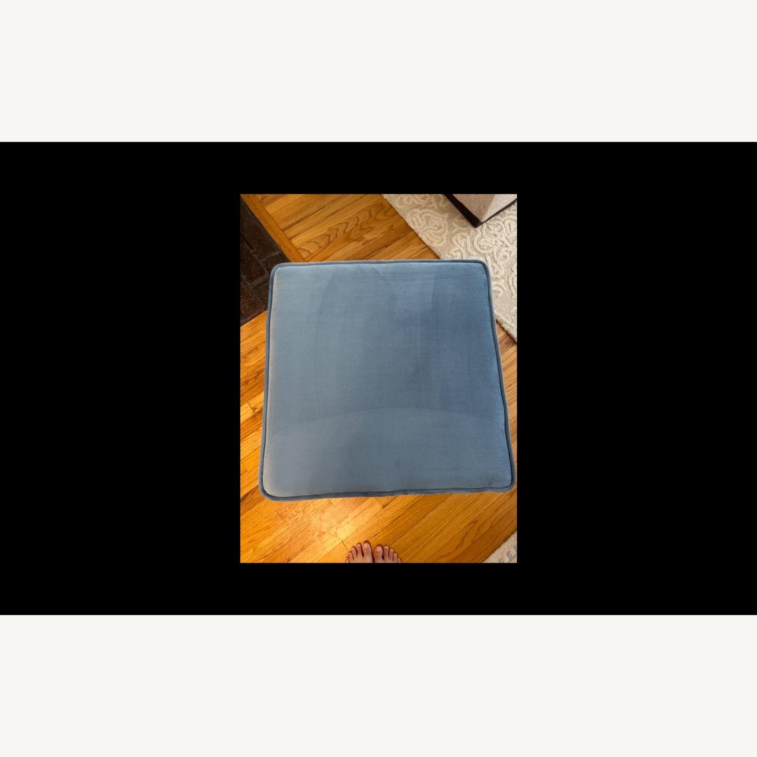 Wayfair Norfolk Velvet Ottoman - image-2