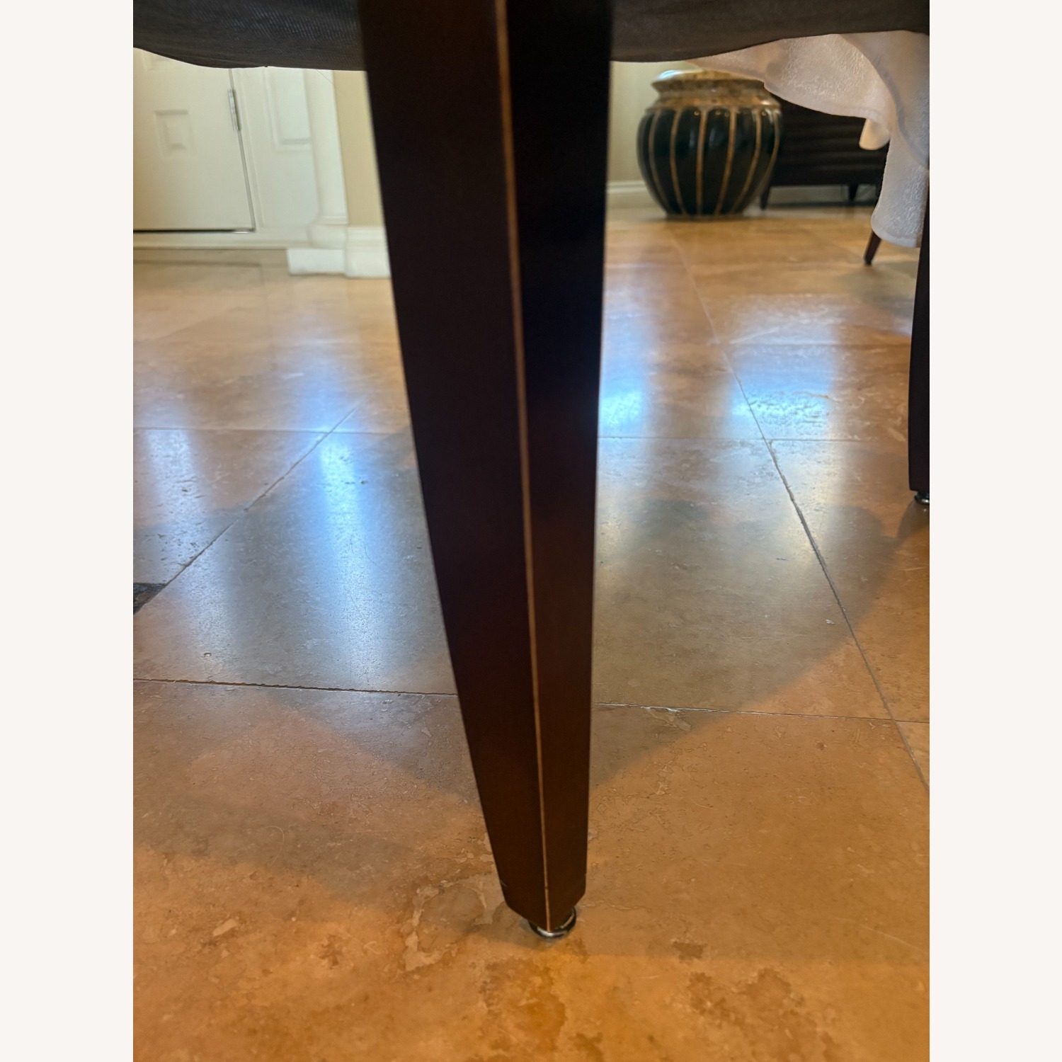 10 Gold Barbara Barry Dining Chairs - image-6