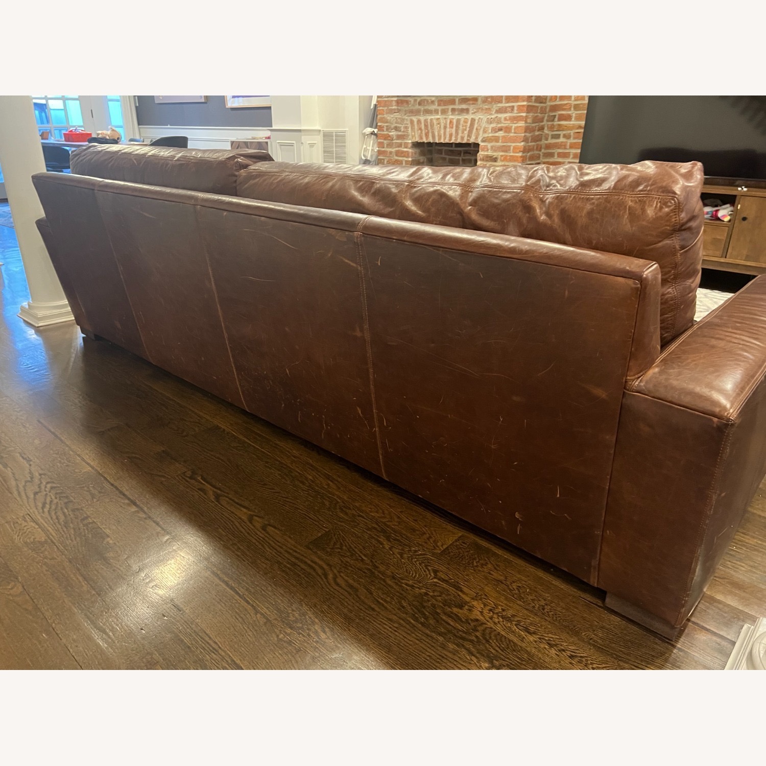 Restoration Hardware Maxwell Long Sofa + Ottoman - image-7