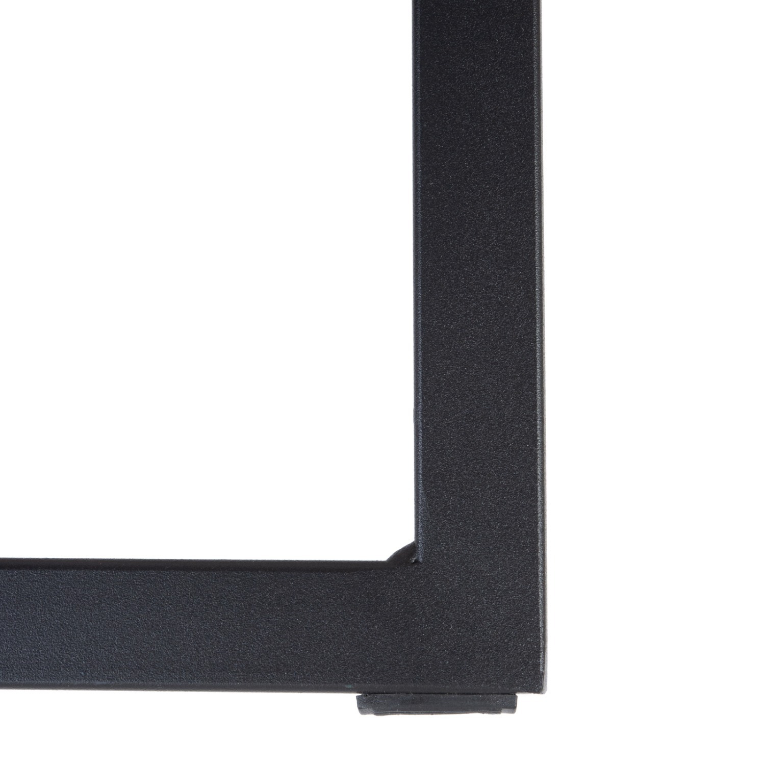 LeisureMod Quincy Blue Leather Bar Stool in Metal - image-12