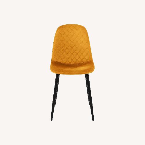 Used Orange Dining Chairs- Set of 2 for sale on AptDeco