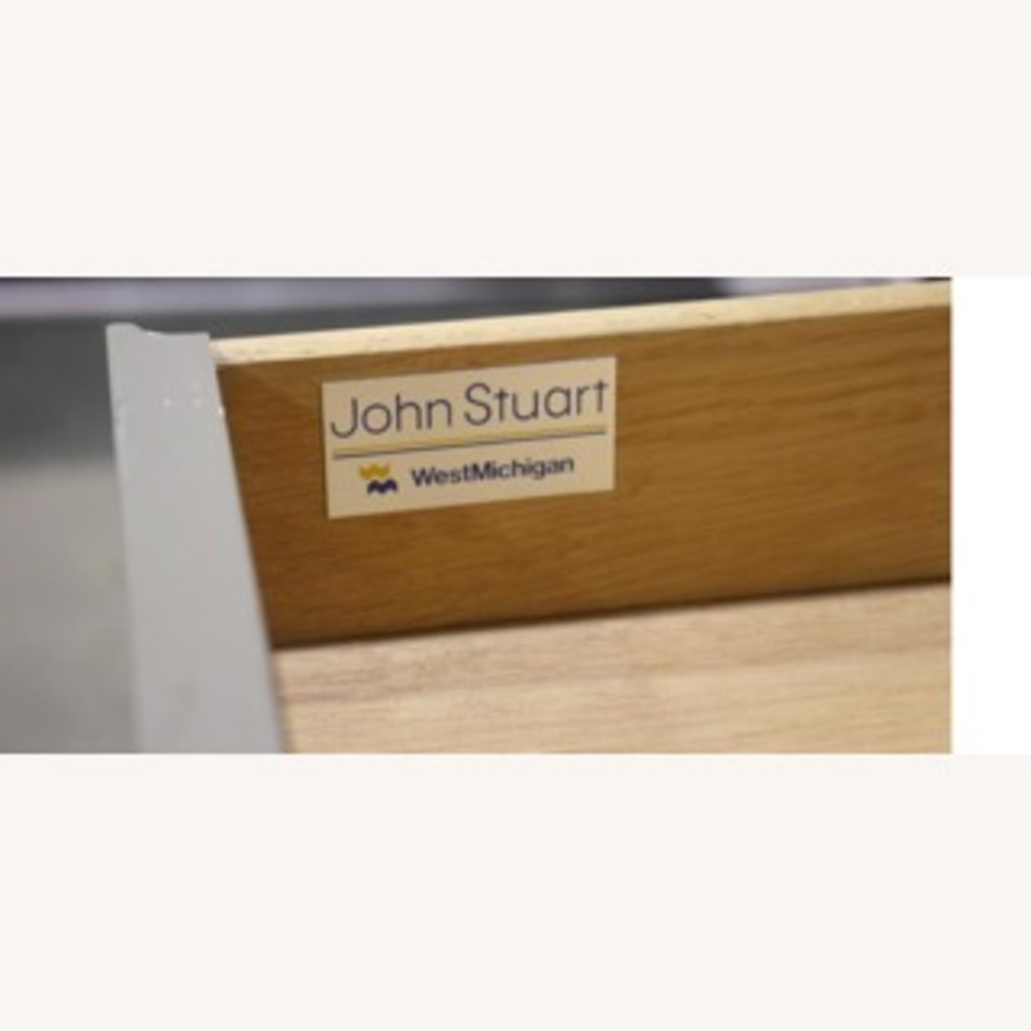 John Stuart MCM Writing Desk Chrome X Base - image-8