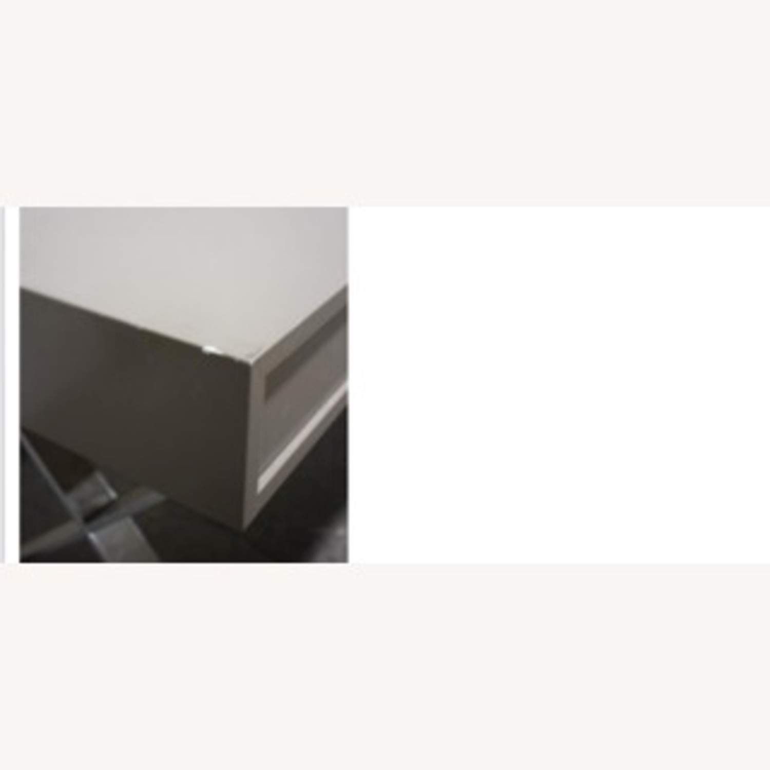 John Stuart MCM Writing Desk Chrome X Base - image-3