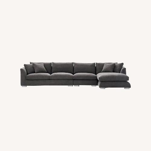 Used Feathers Sectional for sale on AptDeco