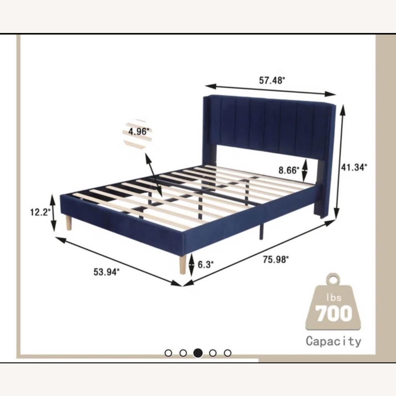 Wayfair Full/Double Bedframe - image-2