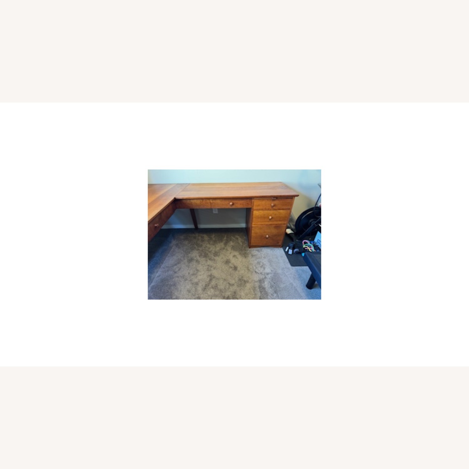 The Joinery Custom Solid Cherry, L-Shaped Desk - image-3