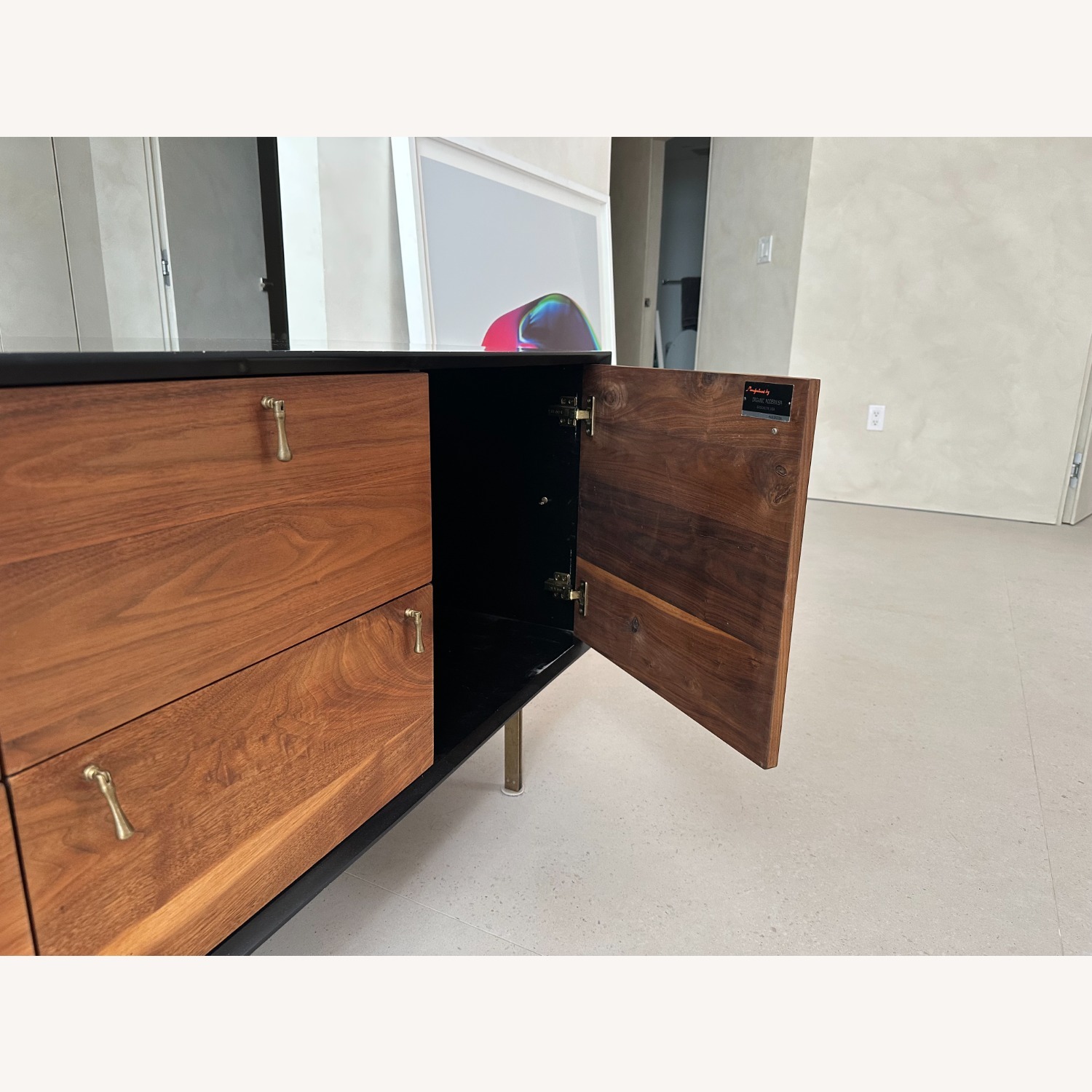 Organic Modernism Mid Century Console - AptDeco