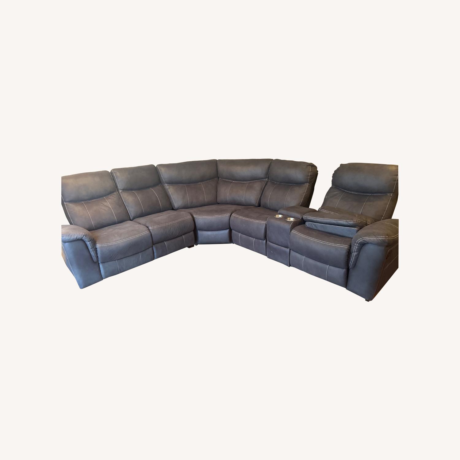 Dark Gray 3 Piece Sectional  - image-0