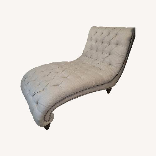 Used Beige Oversized Chaise Lounge  for sale on AptDeco