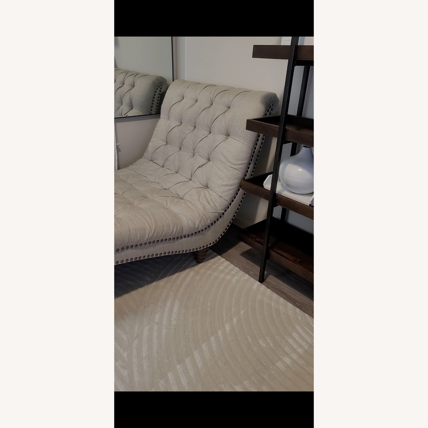 Beige Oversized Chaise Lounge  - image-3
