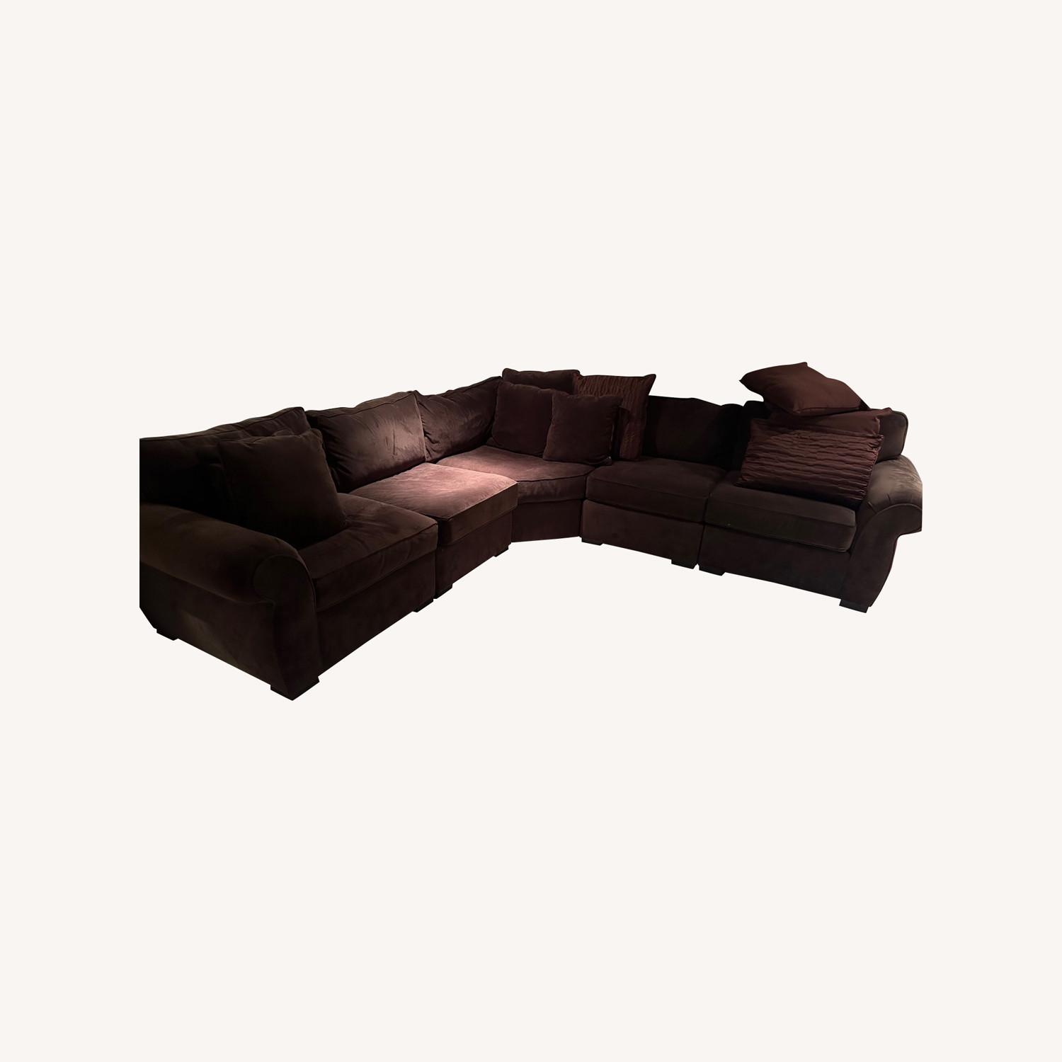 Wedport Brown Couch - image-0