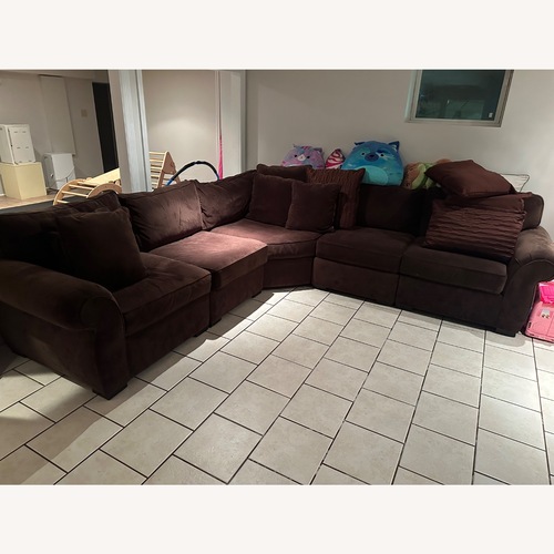 Used Wedport Brown Couch  for sale on AptDeco
