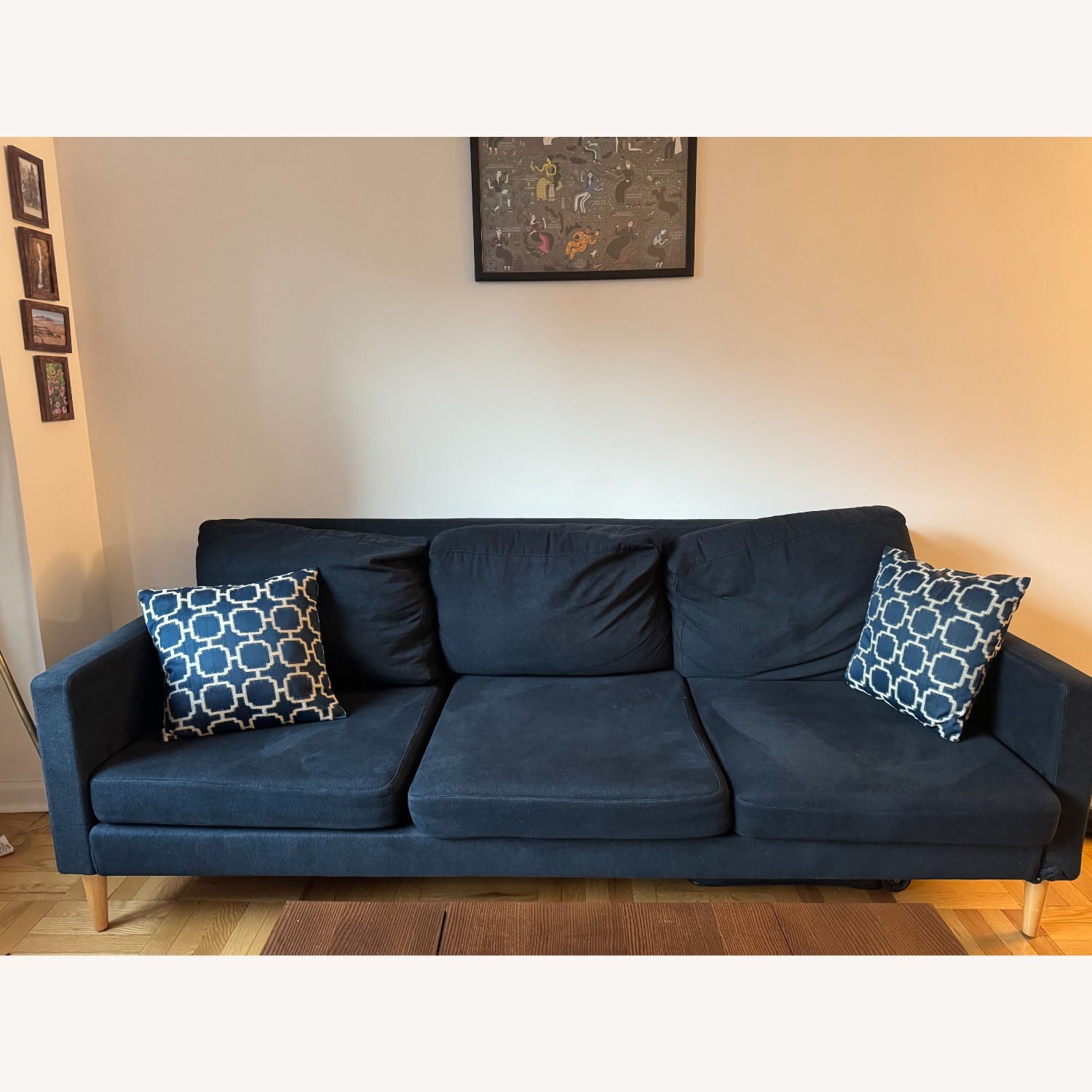 Campaign Living Blue Sofa - image-1