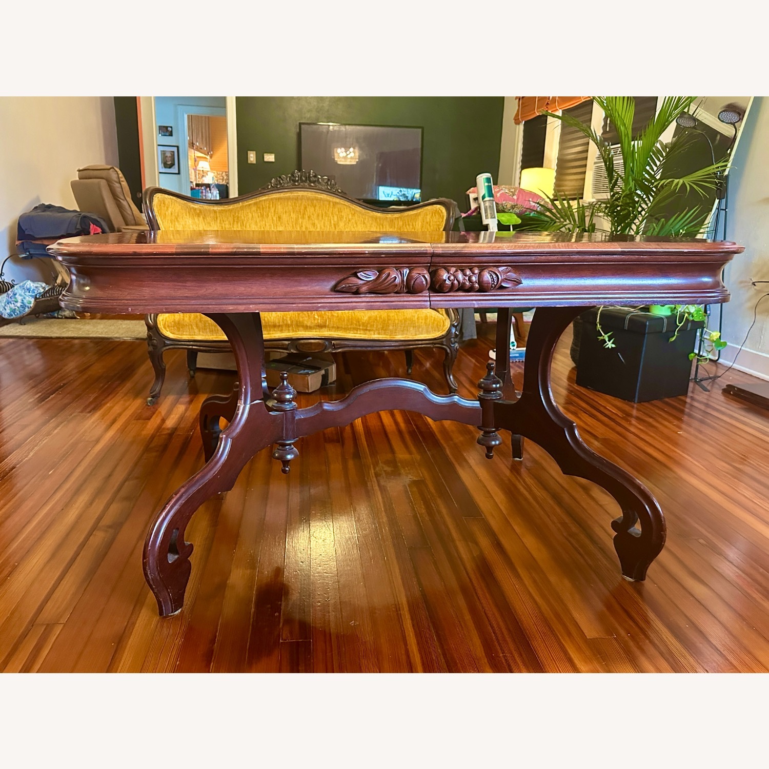 Solid wood Vintage Dining Table - image-1