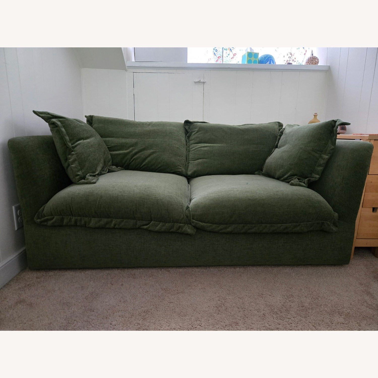 Interior Define Skylar Green 2 Seat Sofa - image-2