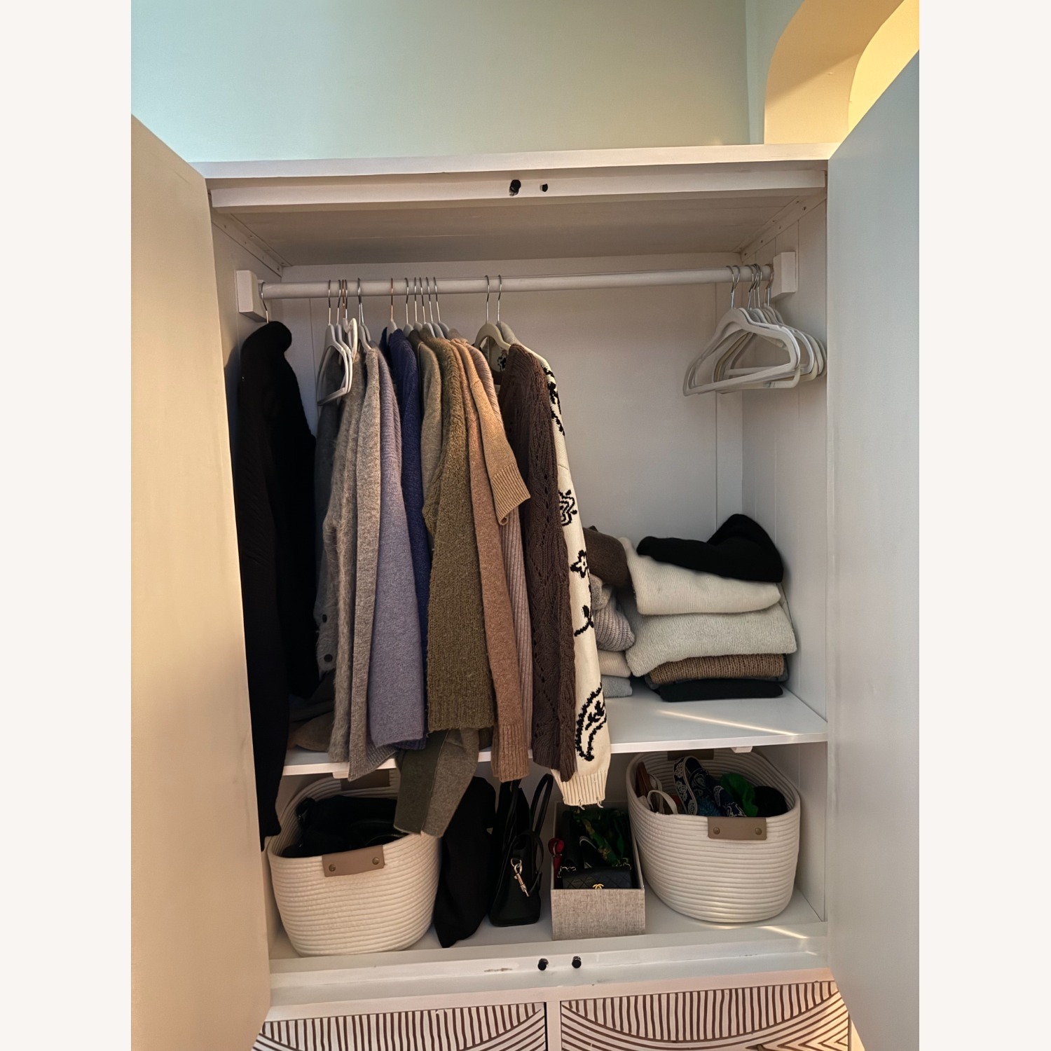 Anthropologie Hand-Carved Thalia Armoire - image-7