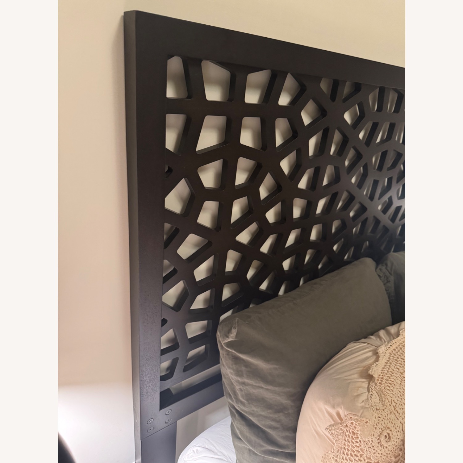 West Elm Morocco Dark Brown Bed - image-3