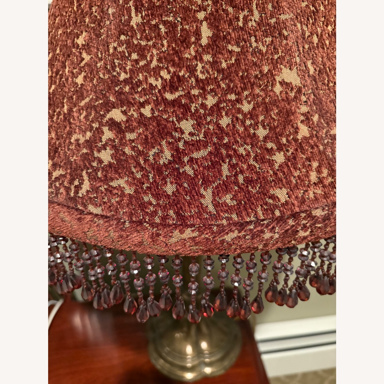 Wine Red Dressy Table Lamps - image-3