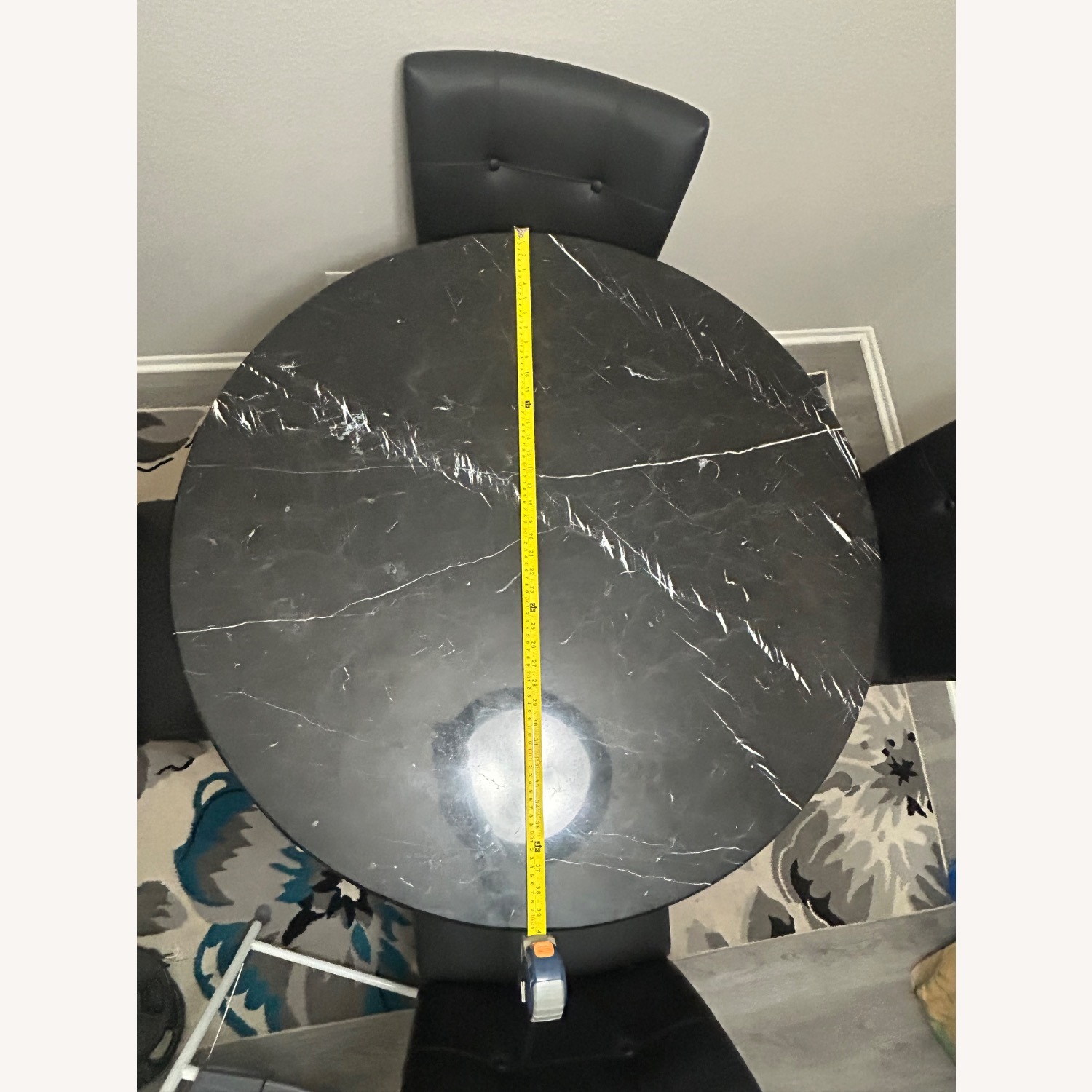 Montebello Black Round CTR/4 Black Stools - image-2