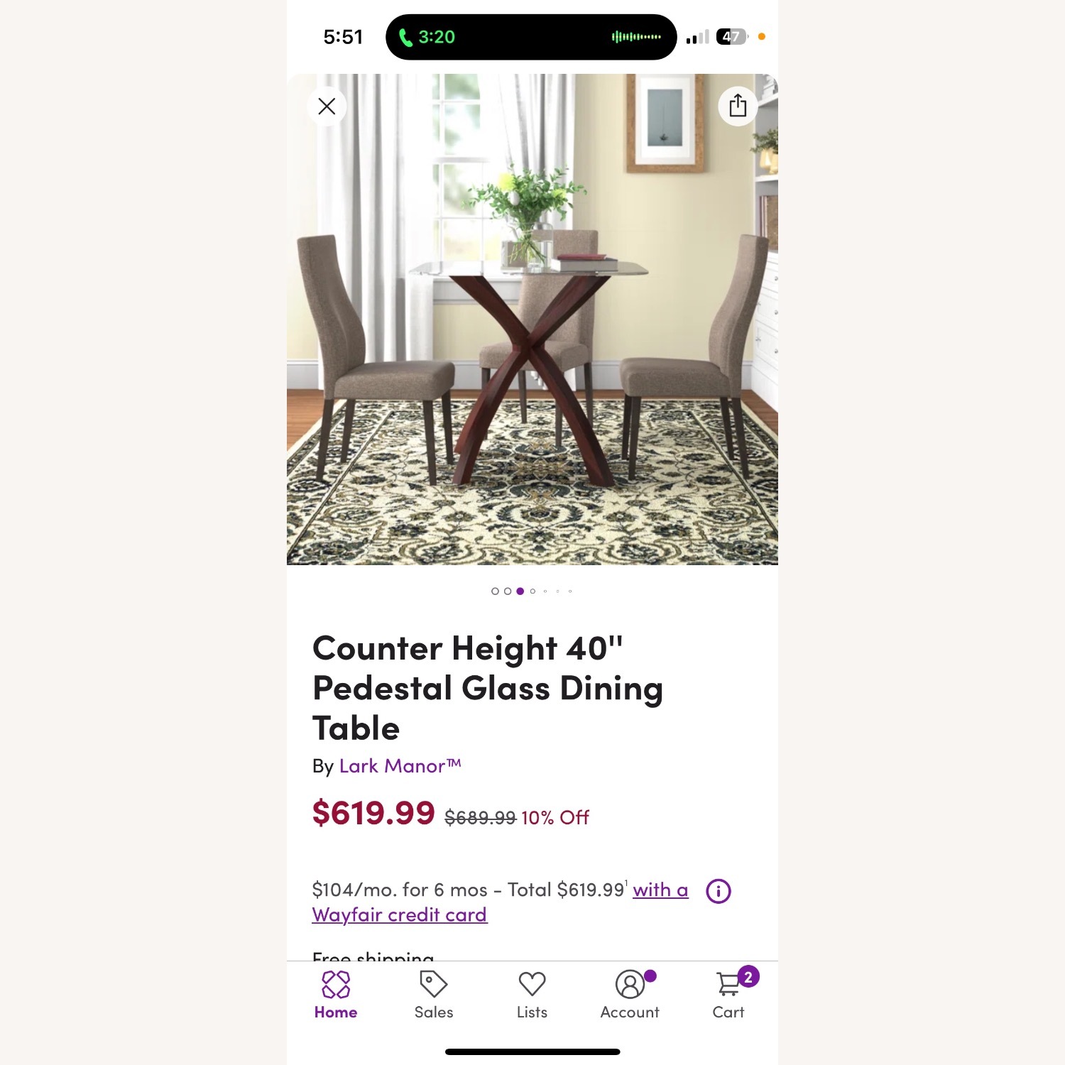 4 Top Kitchen Table - image-3