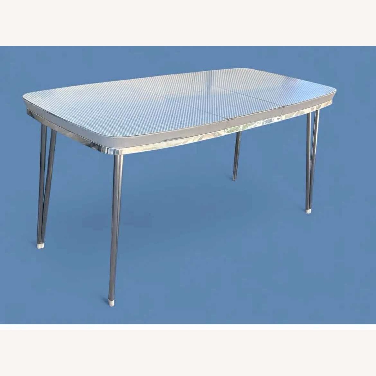 Formica Dining Baking Gingham Table - image-1