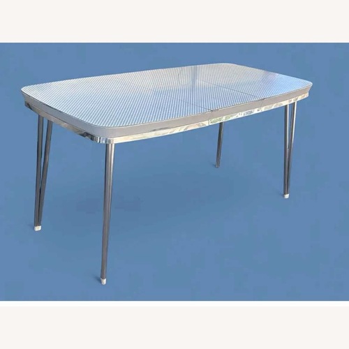 Used  Formica Dining Baking Gingham Table for sale on AptDeco