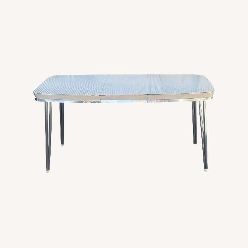 Used  Formica Dining Baking Gingham Table for sale on AptDeco