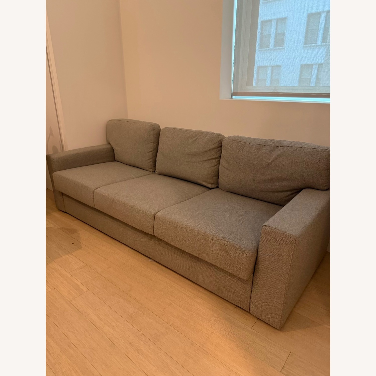 IKEA Barslov Gray Sleeper Sofa - image-1