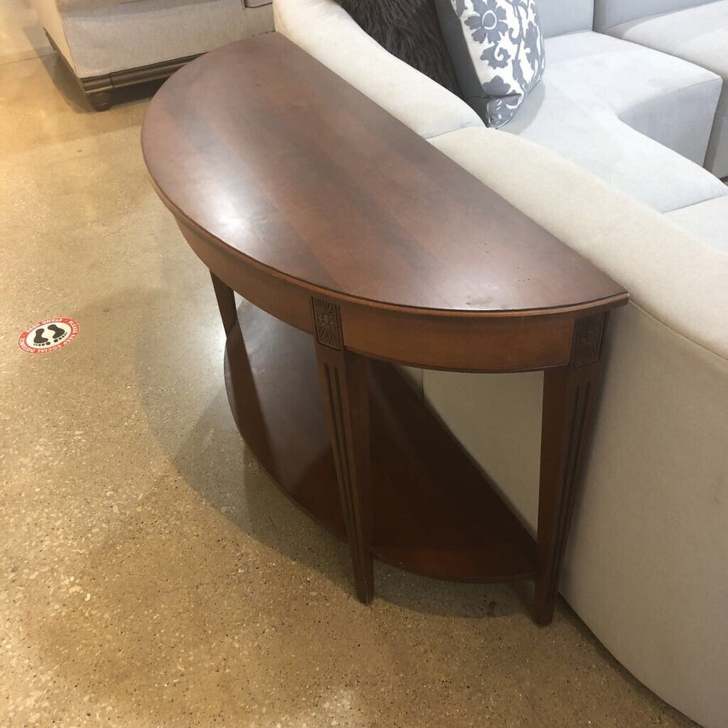 Ethan Allen Barrow Sofa Console Table - image-2