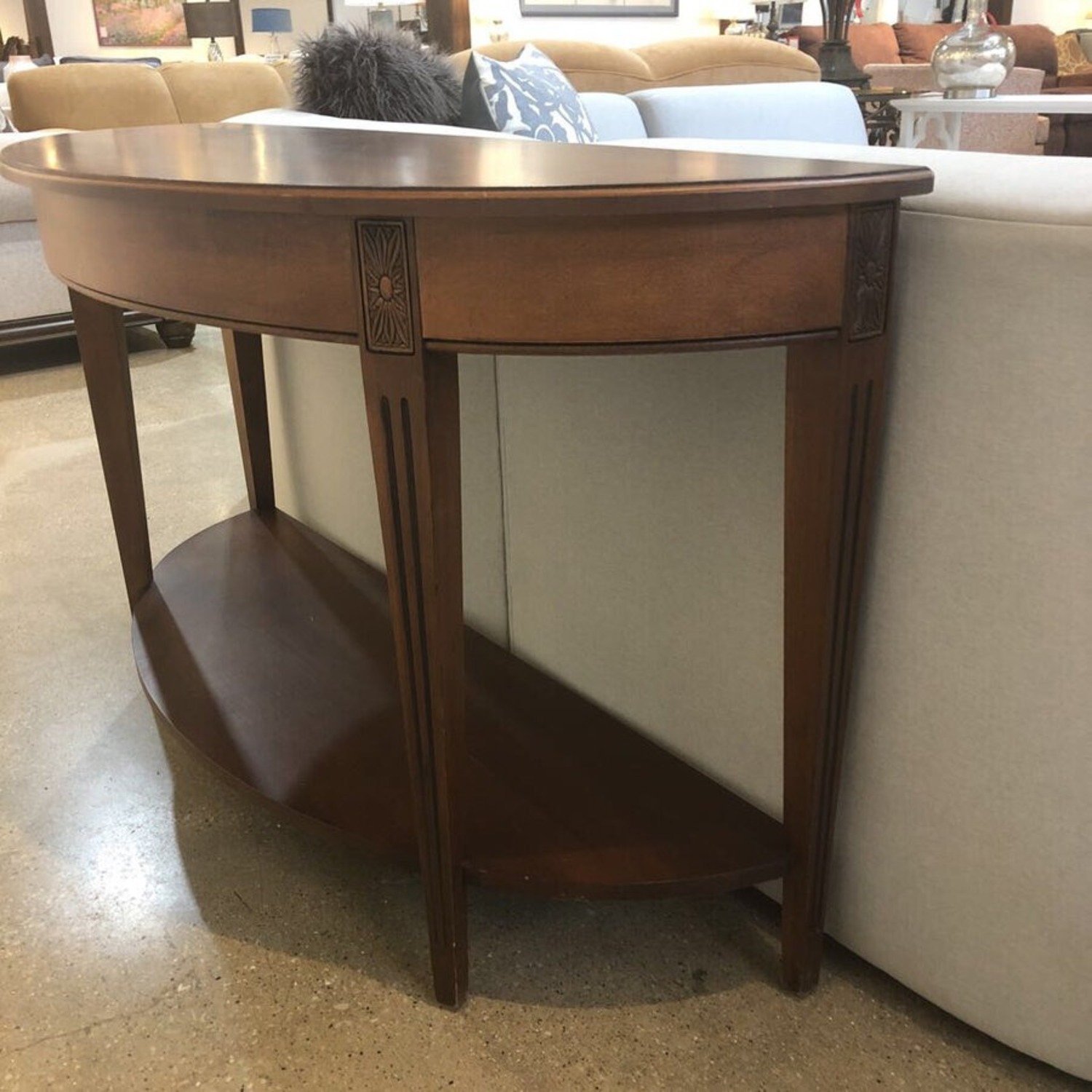 Ethan Allen Barrow Sofa Console Table - image-4