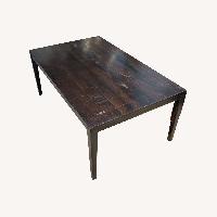 Rectangular Dark Wood Coffee Table
