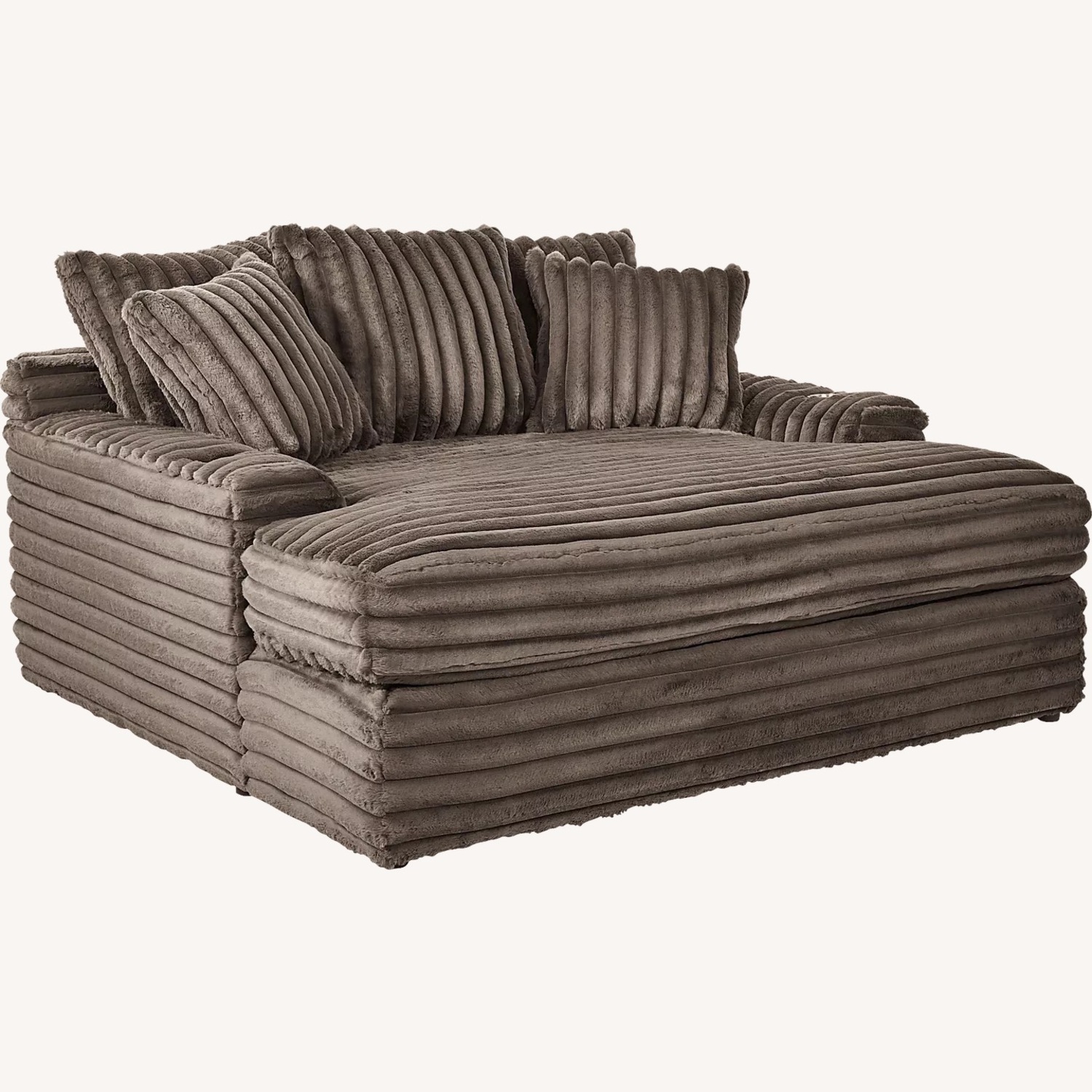 Stratford Brown Oversized Chaise - image-2