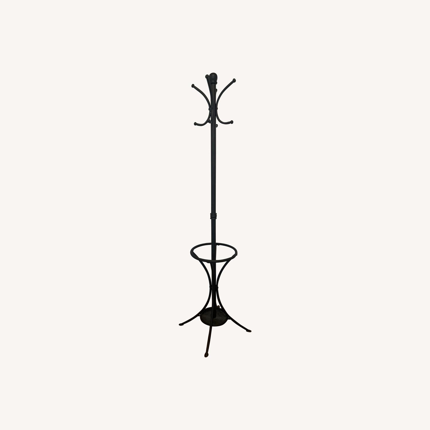 Wayfair Free Standing Coat Rack With Umbrella Holder - image-0