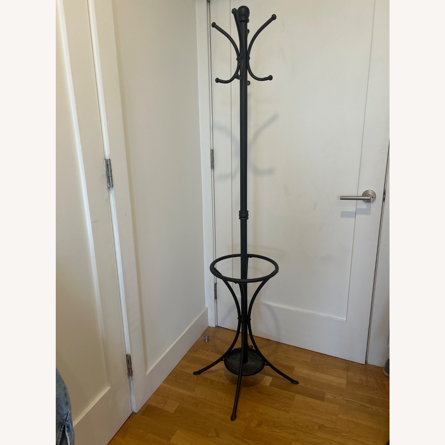 Wayfair Free Standing Coat Rack With Umbrella Holder - image-1