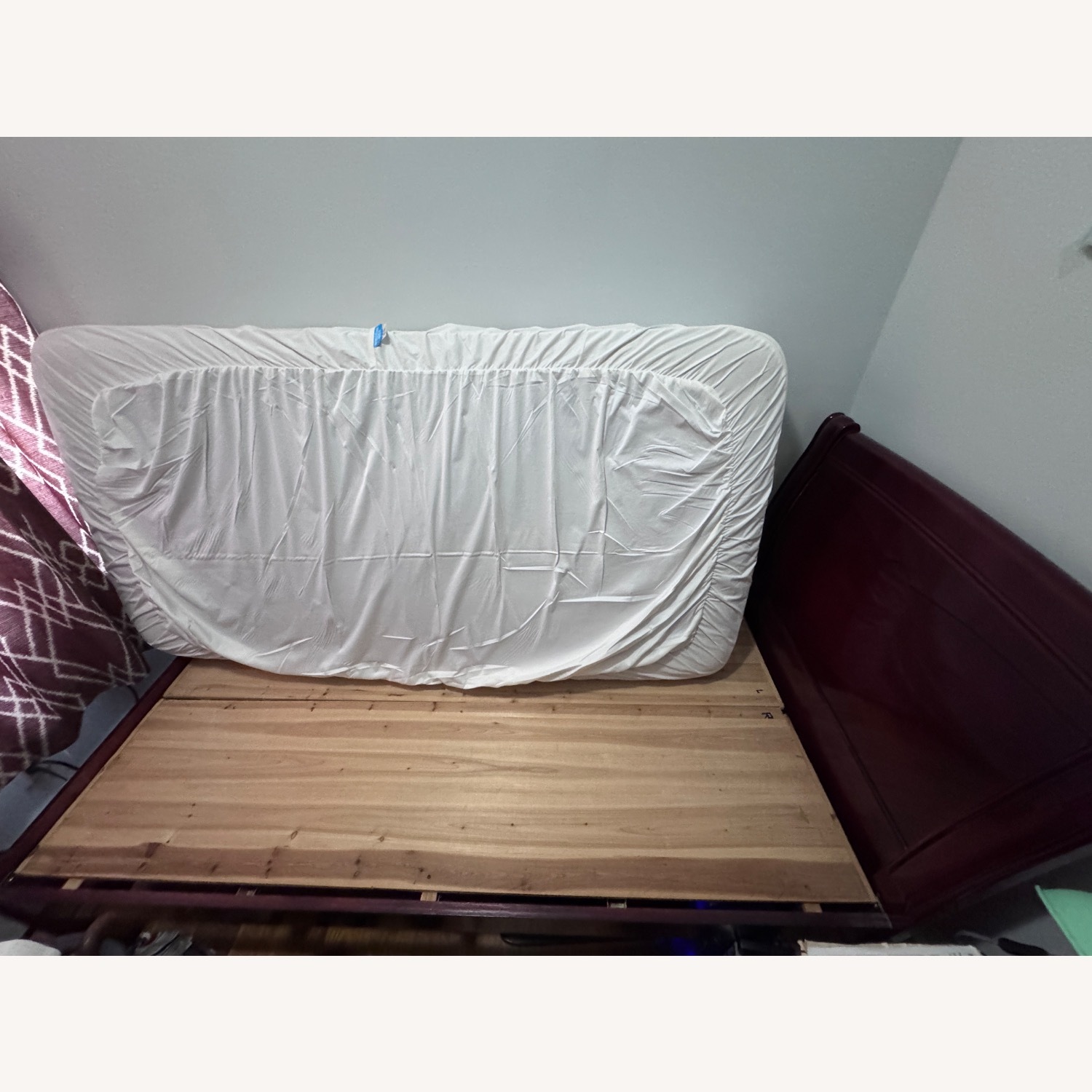 Solid Wood Twin Bed Frame  - image-1