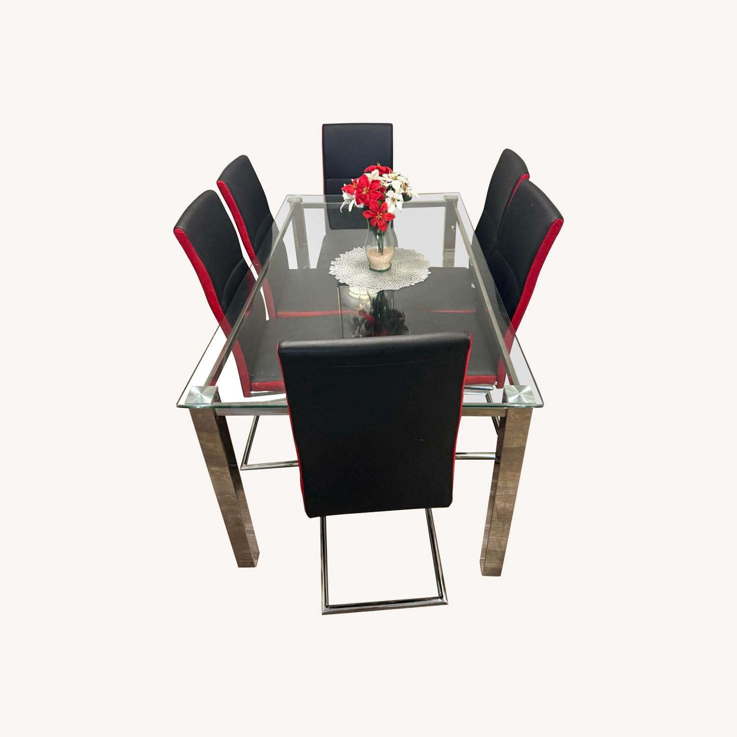 Red Dining Chairs - image-0