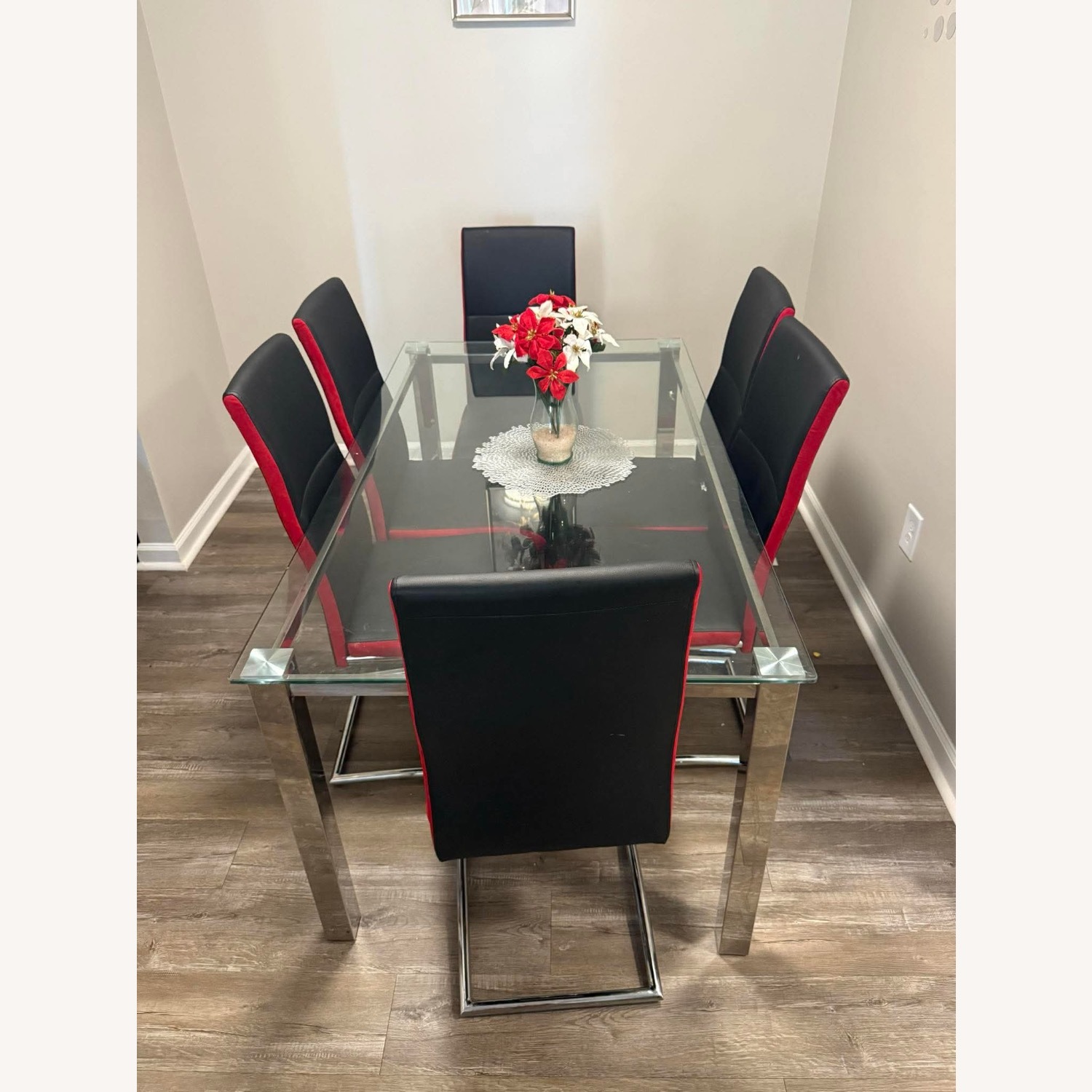 Red Dining Chairs - image-1