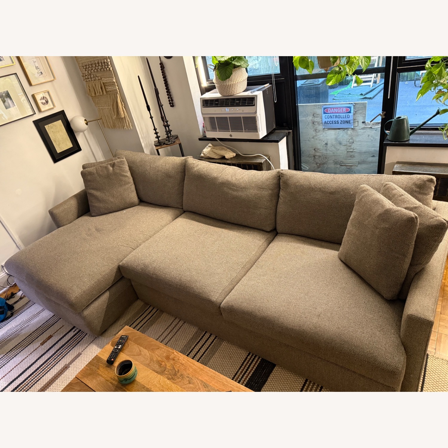 Crate & Barrel Lounge Sofa Sectional - image-2