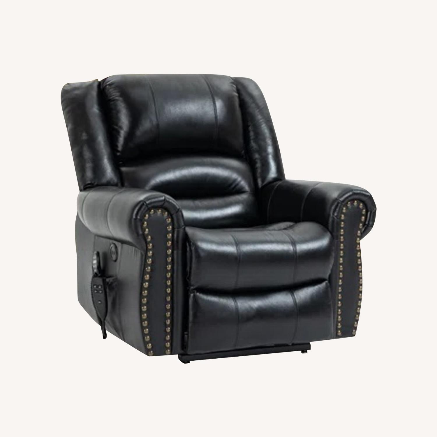 Wayfair Power Lift leather Recliner With Heat And Massage - image-0