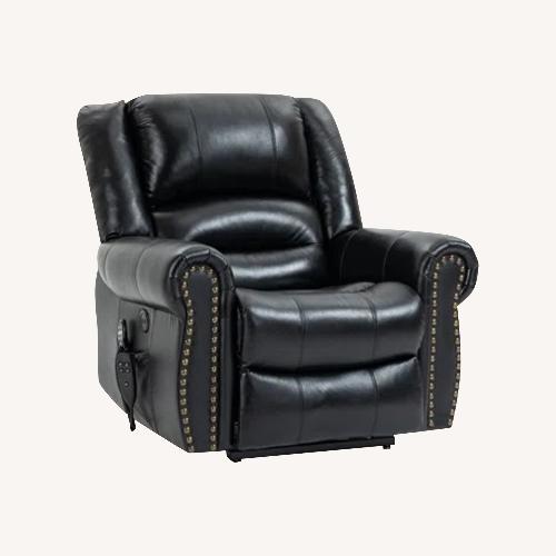 Used Wayfair Power Lift leather Recliner With Heat And Massage for sale on AptDeco